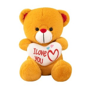 Nouvelle Peluche Super Douce Ours Cartoon Mignon Saint-<span class=keywords><strong>Valentin</strong></span> Rembourrée Coton PP Cadeau pour Filles 0-24 Mois Vente en Gros 21cm - Product Image 6