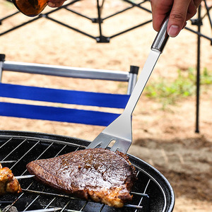 Juego de 20 Utensilios para Barbacoa de Acero Inoxidable, Kit de Accesorios para Asar de Alta Resistencia con Bolsa de Lona - Product Image 4