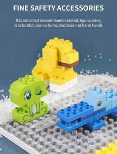 ألعاب تعليمية رائجة لعام 2026، 104 قطعة من مكعبات البناء لتجميع الديناصورات مع مسار انزلاقي، مجموعة طاولة وكراسي للأطفال - Product Image 5