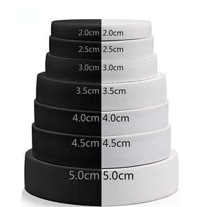 เทปผ้าทอแบบยืดหยุ่นขนาด2ซม. 4ซม. 6ซม. ยางถักนิตติ้งหนา1มม. - Product Image 1