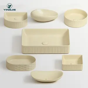 Waschbecken bagno di piccole dimensioni in ceramica lavaggio a mano rettangolare colore bianco arte lavabo lavabo