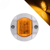 Haute luminosité véhicule voiture camion remorque bateau cadre en plastique 10-30v 12v 24v lumineux 6LED rouge ambre blanc bleu vert lumière latérale