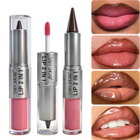 Gloss à lèvres hydratant et non collant effet verre OEM Bily Bear, teinte chatoyante et éclatante, lisse, hydratante, longue tenue, waterproof