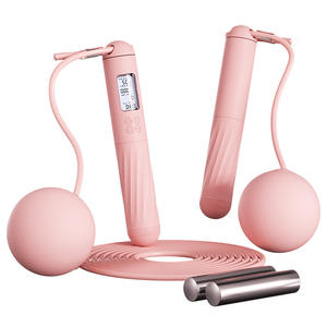 Corde à sauter électronique personnalisée pour femmes avec compteur et poids réglable, équipement de fitness pour brûler les graisses et remodeler le corps - Product Image 3