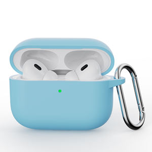 Coque en TPU multicolore en silicone souple pour <span class=keywords><strong>Airpods</strong></span> <span class=keywords><strong>Pro</strong></span> 3 2025 avec mousqueton en métal - Product Image 4
