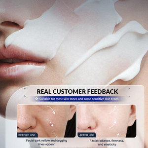 Crema viso antiossidante antirughe con acido ialuronico, niacinamide, sbiancante, correttore per macchie scure, per la cura della pelle. - Product Image 2