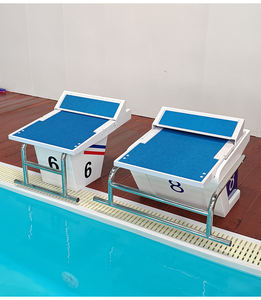 Plate-forme de démarrage et de plongée de <span class=keywords><strong>piscine</strong></span> Ovar pour la compétition Antidérapant Anti-corrosion <span class=keywords><strong>Bleu</strong></span> Garantie 2 ans - Product Image 6