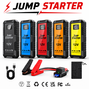 Démarreur de Voiture d'Urgence et <span class=keywords><strong>Batterie</strong></span> Externe 6000mAh 8000mAh 10000mAh 14800mAh – Booster Auto pour <span class=keywords><strong>Batterie</strong></span> Défectueuse et Assistance Routière - Product Image 1
