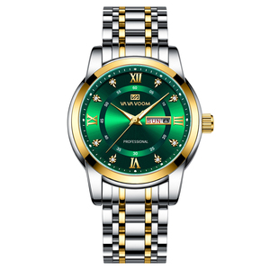 นาฬิกาควอตซ์บุรุษสายสแตนเลสกันน้ำธุรกิจนาฬิกาข้อมือลำลองการออกแบบแฟชั่นหรูหรา - Product Image 5