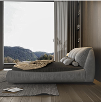Prix de gros, lits king-size et queen-size de haute qualité, meubles de chambre à coucher modernes de luxe de style italien pour la maison