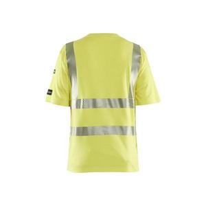 BLAKLADER - 348017613300M Multinorm Hi-vis t-<b>shirt</b> Yellow - EAN 7330509725764 <b>FLAME</b> RESISTANT WORKWEAR - Product Image 2
