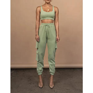 Pantalones <span class=keywords><strong>Cargo</strong></span> Unisex de Alta Calidad al por Mayor, Pantalones Deportivos Casuales para <span class=keywords><strong>Mujer</strong></span>, Pantalones <span class=keywords><strong>Jogger</strong></span> para Hacer Ejercicio - Product Image 5