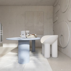 <span class=keywords><strong>Table</strong></span> à manger nordique en bois massif, style crème, <span class=keywords><strong>table</strong></span> îlot <span class=keywords><strong>murale</strong></span> demi-ronde, <span class=keywords><strong>table</strong></span> longue moderne et minimaliste pour salon. - Product Image 2