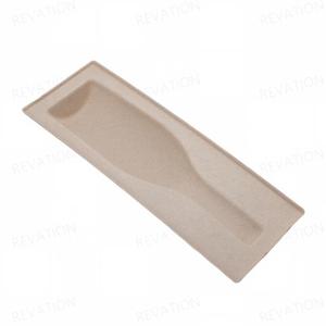 Eco-friendly REVATION SY-FP-PE Bagasse <b>Pulp</b> Recycled Molded Papermolded Custom Solid-color Wet-press Wine Tray - Product Image 5