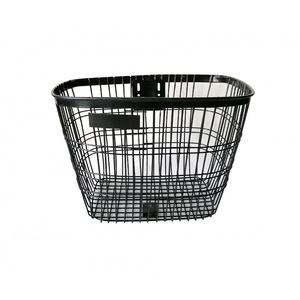 Panier de vélo en acier noir, support de guidon, panier avant pliable pour accessoires de vélo d'étudiant QT-54699 - Product Image 2