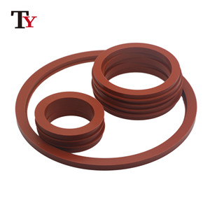 Mở rộng Silicone phẳng máy giặt O-ring Gasket niêm phong Vòng cao su chèn Dome van UH/Y xi lanh thủy lực qua lại con dấu dầu - Product Image 3