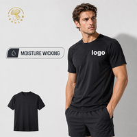 Camiseta Deportiva Personalizada de Poliéster Transpirable con Sublimación, Camiseta Básica para Correr, Bordada, Lisa, para Hombre