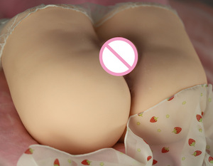 ของเล่นทางเพศ น้ำหนัก 6.8 กก. สะโพกเสมือนจริงพร้อมช่องคลอดและทวารหนัก ผลิตจาก TPE ทางการแพทย์ ผิวสีขาว สัมผัสเหมือนจริง - Product Image 2