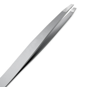 Reusable High Quality Eyebrow Tweezers Stainless Steel Beauty Instruments Slanted Tip Lightweight Durable Eyebrow Tweezers - Product Image 2