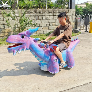 Dragon mécanique animatronique violet 2025, fabricant de manèges pour animaux d'amusement pour les parcs de loisirs pour enfants - Product Image 6