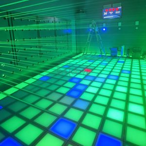 Juego de Láser Interactivo para Interiores, Sala de Juegos con Láser, <span class=keywords><strong>Arena</strong></span> con Luces LED de 30x30cm, Mega Relé, Rejilla de Píxeles, Set de Juego Láser para Piso - Product Image 6