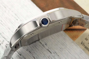 Montre mécanique automatique élégante et raffinée avec fermoir pliant en acier inoxydable, dotée d'un calendrier et d'un cadran bleu profond - Product Image 6