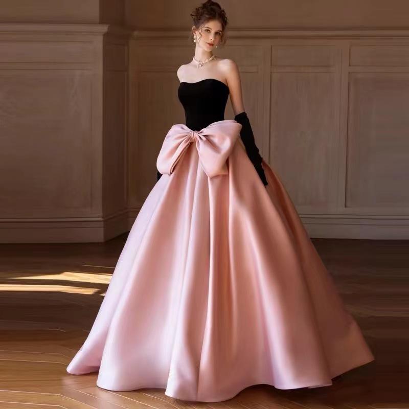 black and pink quince dress Applique Off Shoulder Tiered Quinceanera by LA Glitter 24062  ABC Fashion Long Neckline , ., Exquisite black and
