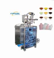 Machine de remplissage et d'emballage automatique multifonctionnelle pour sauce mayonnaise Sachets en plastique/papier Haute capacité