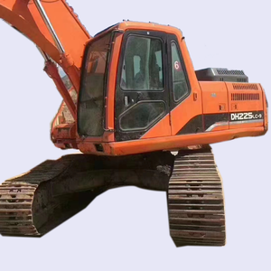 Excavadora hidráulica usada, oruga de cubo, precio barato, todo listo para enviar, maquinaria de movimiento de tierra, excavadora Doosan DX225 - Product Image 1