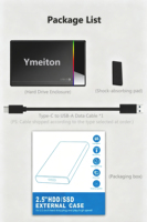 Hard Disk Portabel 2,5 Inci Berkecepatan Tinggi, HDD 2,5 USB, Drive Hard Disk Eksternal SATA III, Baru dan Bekas, Drive Hard Disk 2,5 Inci dengan Port USB Type-C