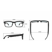 Lunettes intelligentes Bluetooth personnalisées fantaisie photochromatiques à vision nocturne classique avec monture de prescription anti-lumière bleue Gonbes GS01-Z