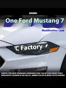 Pour Ford <span class=keywords><strong>Mustang</strong></span> 15-22 ensemble <span class=keywords><strong>de</strong></span> phares LED avec lentille modifiée 6000k <span class=keywords><strong>feux</strong></span> <span class=keywords><strong>de</strong></span> <span class=keywords><strong>jour</strong></span> direction à eau qui coule nouveau - Product Image 3