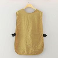 Nouvel tablier sans manches en velours, anti-éclaboussures, résistant à l'eau et à l'huile, anti-salissures, pour barista, cuisine domestique, restauration, élégant pour hommes