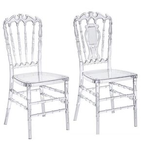 Tissu En Métal <span class=keywords><strong>Doré</strong></span> Transparente En Plastique Moderne de Mariage <span class=keywords><strong>Chiavari</strong></span> Phénix Blanc Chaises En Résine - Product Image 5
