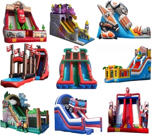 Nhà Sản Xuất Giá Rẻ Thương Mại <span class=keywords><strong>Inflatable</strong></span> Trượt Trượt Nước Với Hồ Bơi - Product Image 4