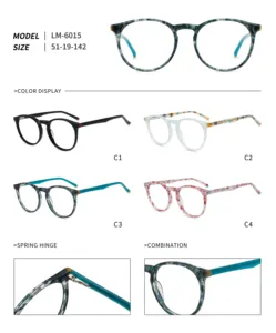 Veetus Acetate High Quality Thick Photo Eye Wear Optical Frames Glasses Frame Mens