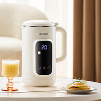 Nouveauté : Mixeur multifonctionnel 1,2 L avec moteur allemand sans balais, pour jus, lait de soja et lait de noix, facile à nettoyer, usage domestique