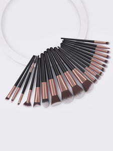 Beauty Makeup Brush Set 20pcs Professional Eyeshadow Foundation Powder Face & Concealer Brushes with Free Sample - Product Image 2