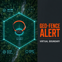 GUPTOMES Collar de Posicionamiento GPS 4G LTE para Mascotas, Sistema de Valla para Perros - Sistema de Alerta Geolocalizada, Estuche de Carga Magnético