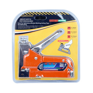 Pistola de Clavos Neumática Tipo U de Grado Industrial, Triple Uso, <span class=keywords><strong>para</strong></span> Construcción, Pintura, Marcos de Fotos y Trabajos en Madera - Product Image 6