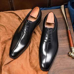 Chaussures Oxford en cuir véritable pour hommes, fabriquées à la main, de luxe, produit de créateur 2025 - Product Image 2