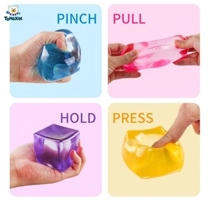 Jouet Squishy en forme de glaçon coloré en gelée, créatif, <span class=keywords><strong>anti</strong></span>-<span class=keywords><strong>stress</strong></span>, portable, jouet de décompression, vente en gros TX - Product Image 5