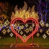 Farol de Parque Grande Personalizado con Luces LED para el Día de Muertos en México, Decoración Luminosa, Faroles Temáticos para Festivales