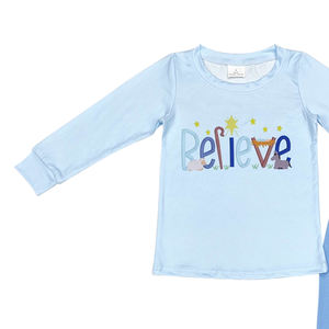 ชุดเดรสแขนยาวลายลูกสุนัขสีเขียวผ้าคอตตอนสแปนเด็กซ์สวมใส่ได้ทุกฤดู - Product Image 5