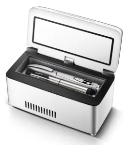 Caja de almacenamiento de insulina portátil para diabéticos, batería recargable, Mini nevera, nevera, estuche de viaje, pluma de insulina, Enfriador de insulina - Product Image 1