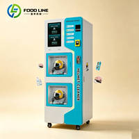 Machine distributrice de nettoyage de casques polyvalente, sûre et pratique pour ateliers