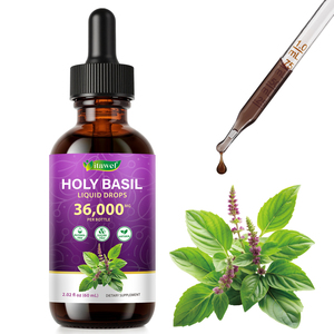 Itawel Gouttes Liquides de <span class=keywords><strong>Basilic</strong></span> Sacré à l'Extrait Végétal pour l'Équilibre et la Défense, Favorisant le Bien-être Émotionnel - Product Image 1