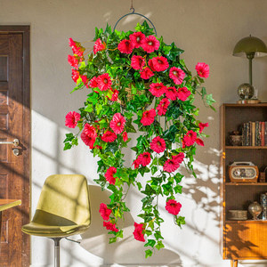 Helecho Artificial Grande Colgante, Planta Verde Exuberante de Imitación con Hojas en Cascada para Decoración Interior y Exterior, Hogar, Oficina, Patio, Venta al por Mayor - Product Image 6