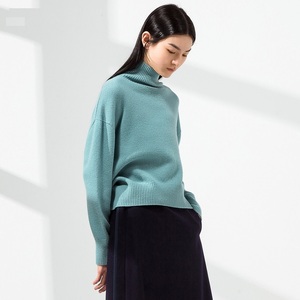 Nuovo Maglione a Collo Alto Invernale 2026 in 100% <span class=keywords><strong>Lana</strong></span> Merino Superfine per Donna - Product Image 3