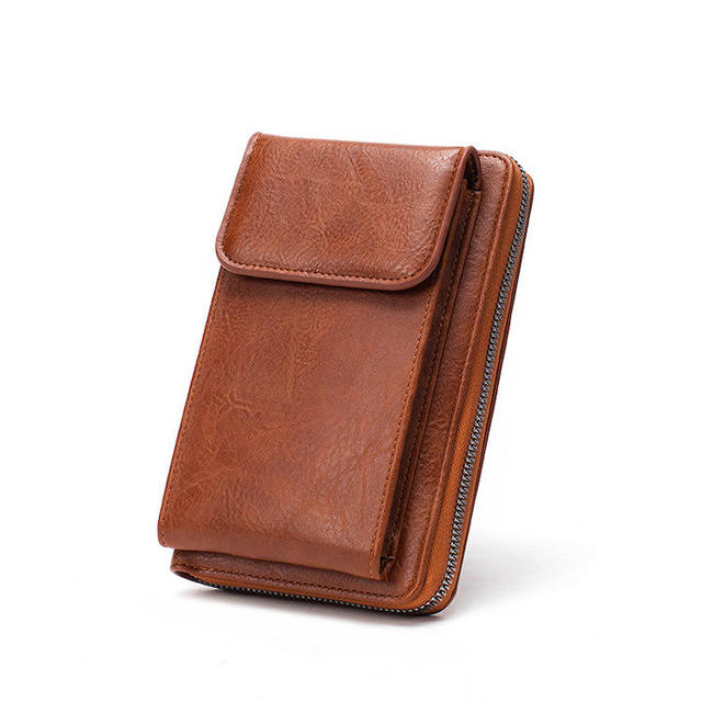 Luxury Unique Design Waterproof Lady Vintage Crossbody Phone Bag Coin Bag Customized PU Leather Wallet for Summer Winter